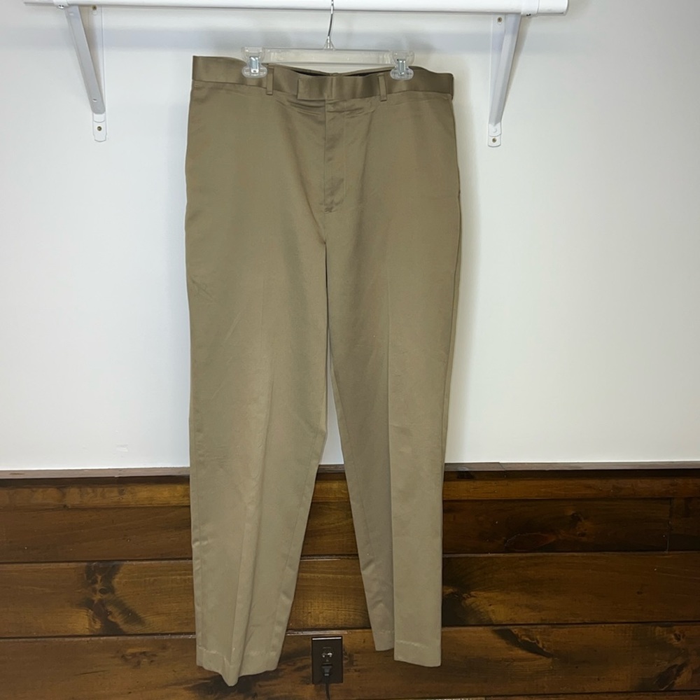 Perry Ellis Portfolio Tan Dress Pants-‎ 38x32